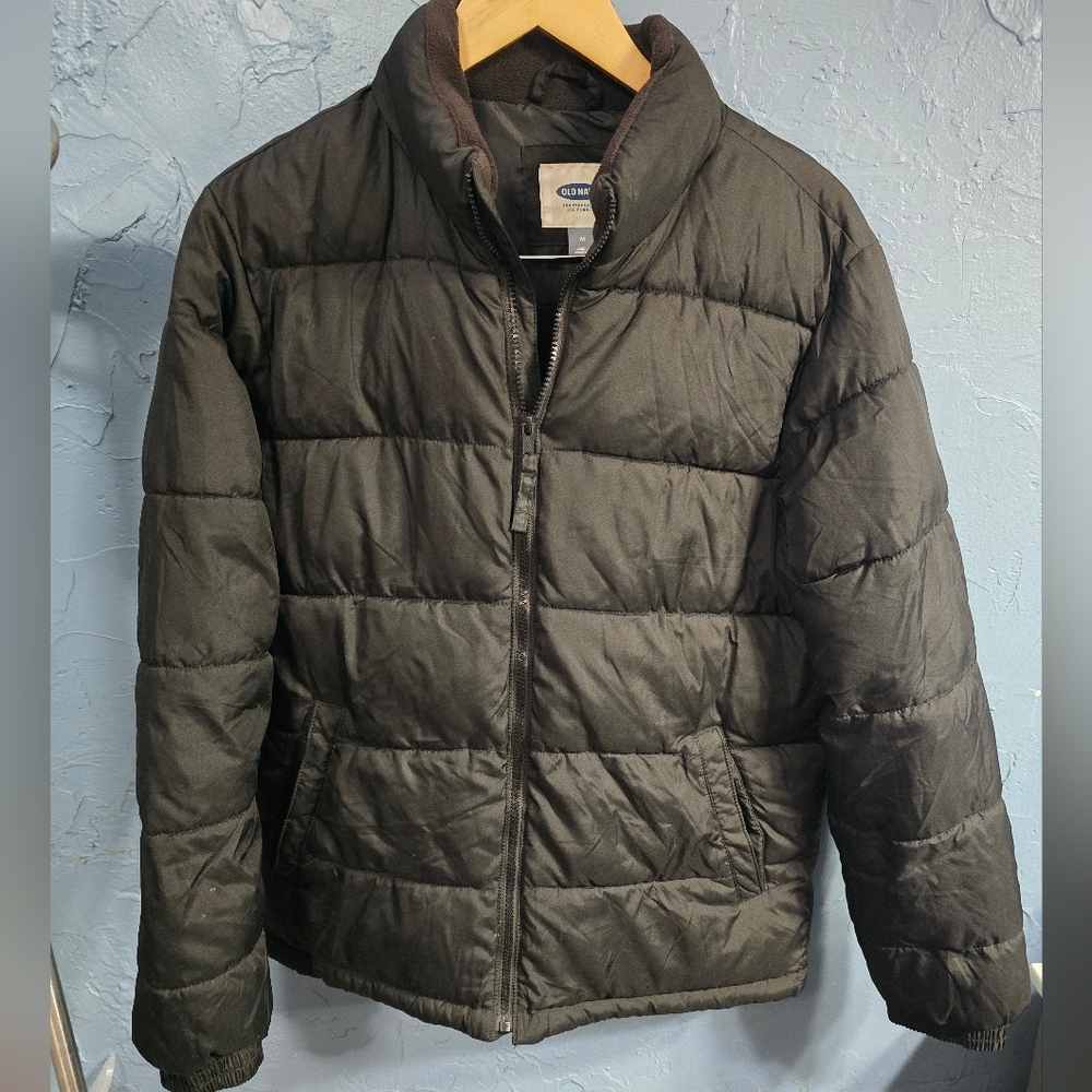 Old NavyMen's Black Puffer Jacket